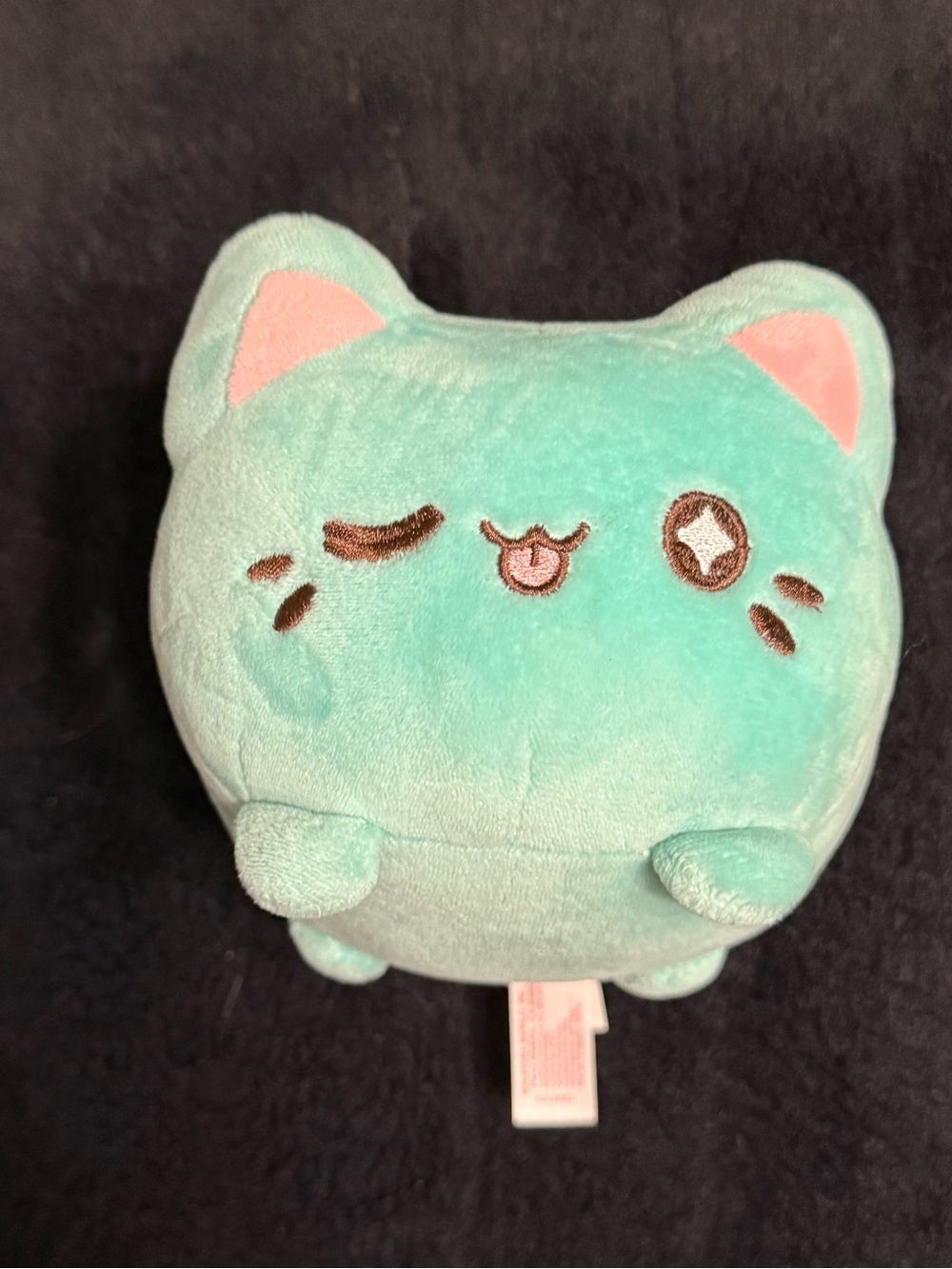 Tasty Peach Aurora Mint Green Cat Plush Kawaii Stuffed Animal